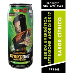 STRIKE ONE - ENERGETICA ENERGY DRINK DRAGON BALL CÍTRICO ZERO/ ANDROIDE 17 - STRIKEONE