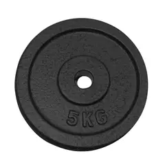 JKS - Disco acero 5kg negro