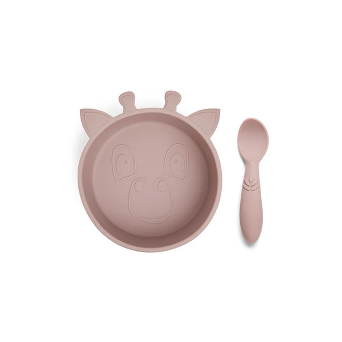 NUUROO - Set de Comida de Silicona Elia - Rosa Madera - Nuuroo