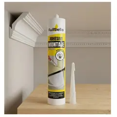 FULLSELLO - Silicona Adhesivo Montaje Pintable Secado Rapido