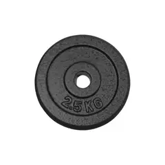 JKS - Disco acero 2.5kg negro