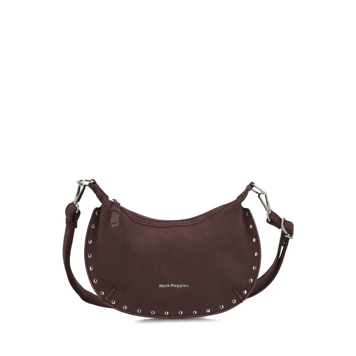 HUSH PUPPIES - Cartera Mujer Trini Hobo Burdeo HUSH PUPPIES