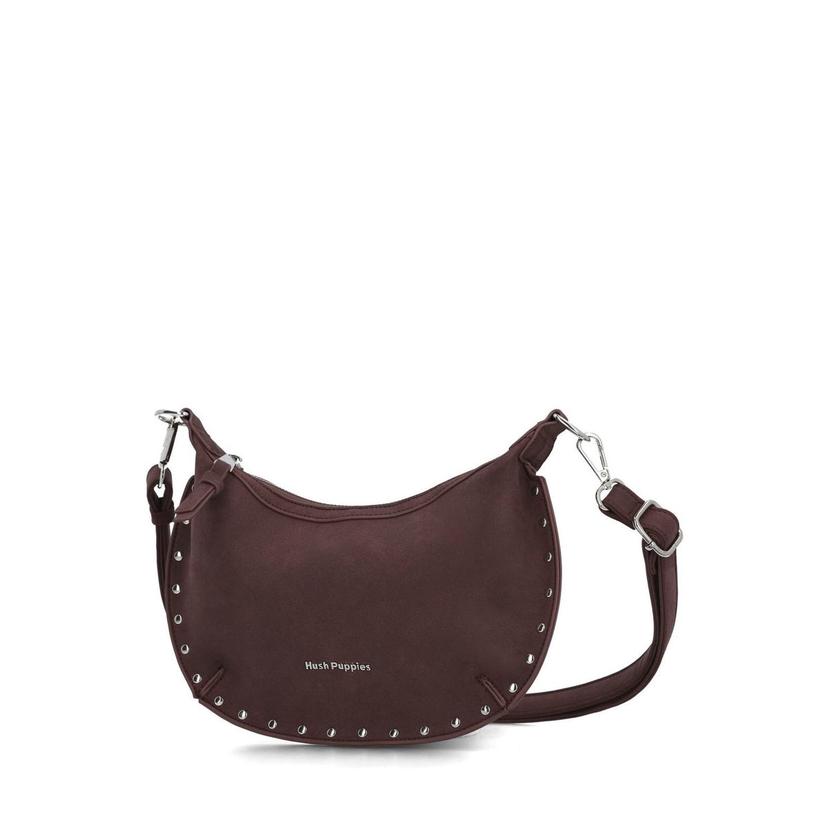 HUSH PUPPIES - Cartera Mujer Trini Hobo Burdeo HUSH PUPPIES
