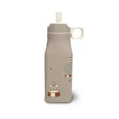 NUUROO - Botella de Silicona 450ml Storm - Crema - Tren Carnaval -