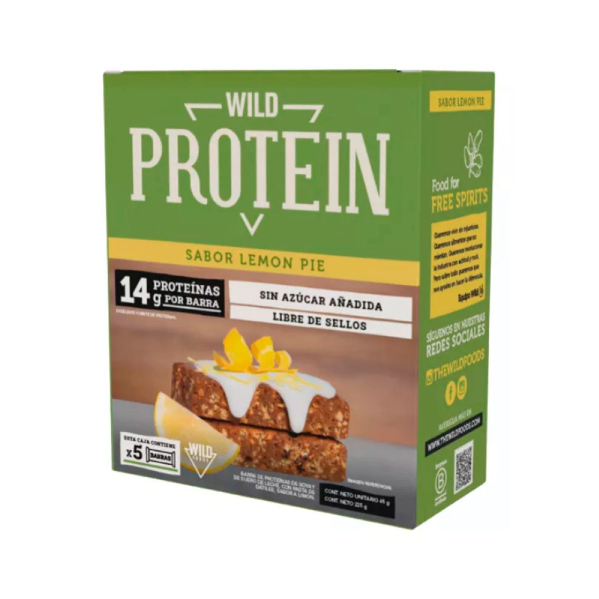 GENERICO - Wild Protein Lemon Pie 5 Unidades