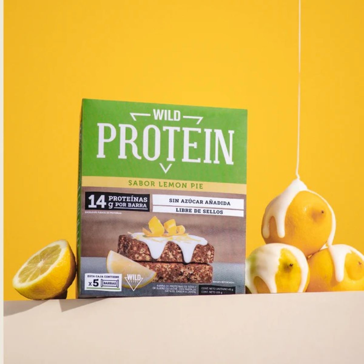 GENERICO - Wild Protein Lemon Pie 5 Unidades