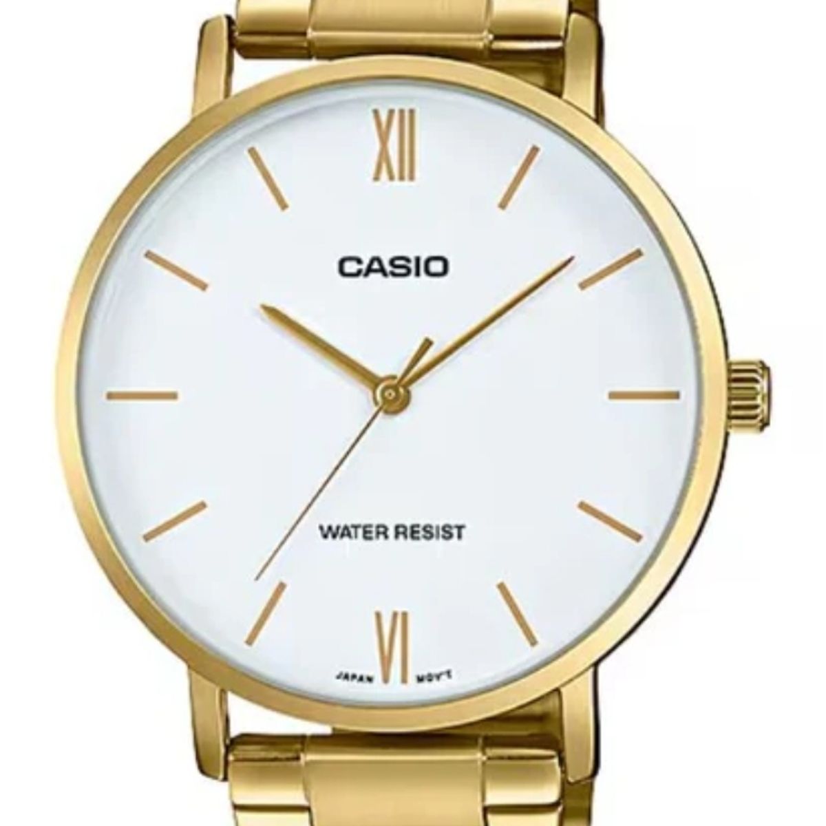 CASIO - RELOJ CASIO MTPVT01G-7B HOMBRE SLIM METAL DORADO