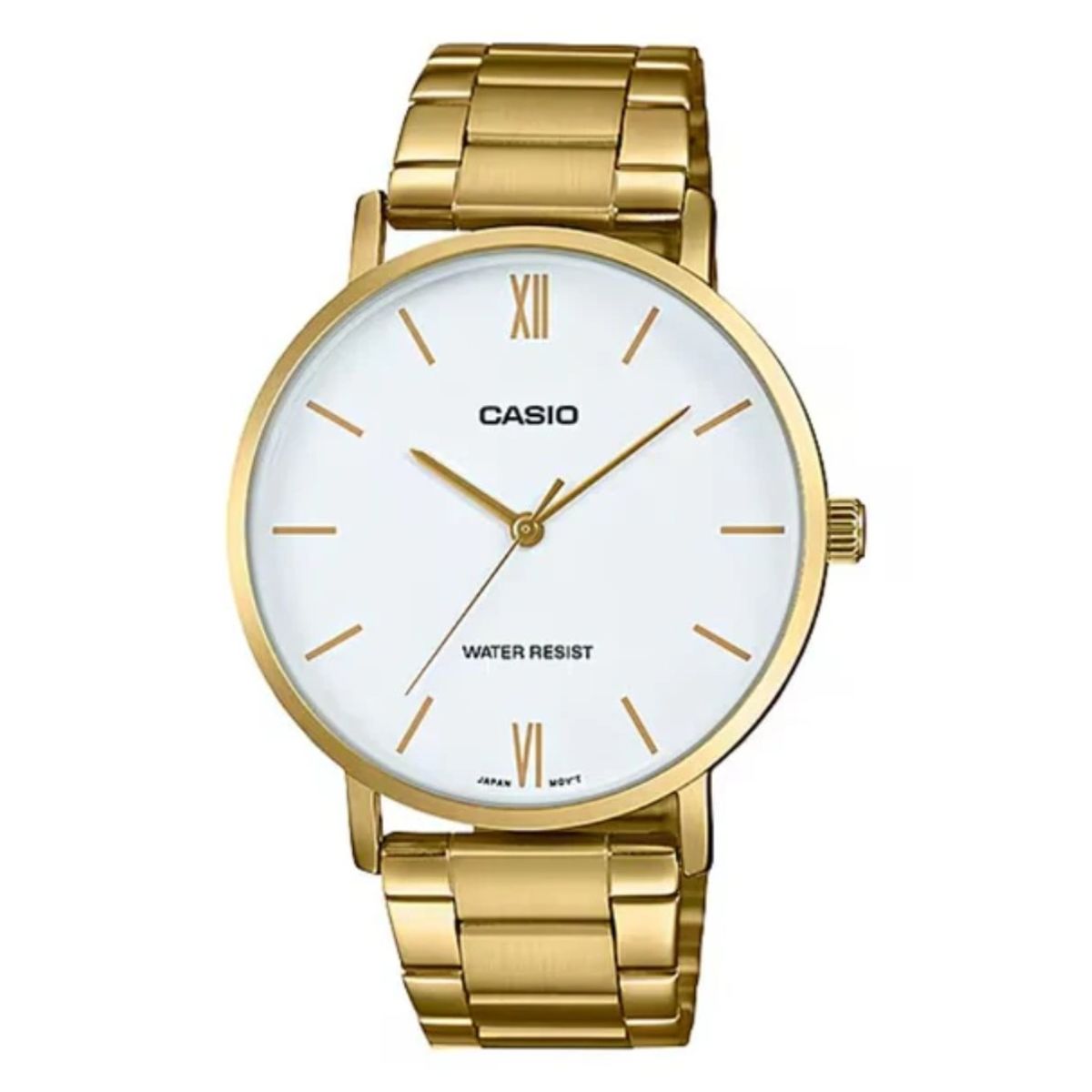 CASIO - RELOJ CASIO MTPVT01G-7B HOMBRE SLIM METAL DORADO