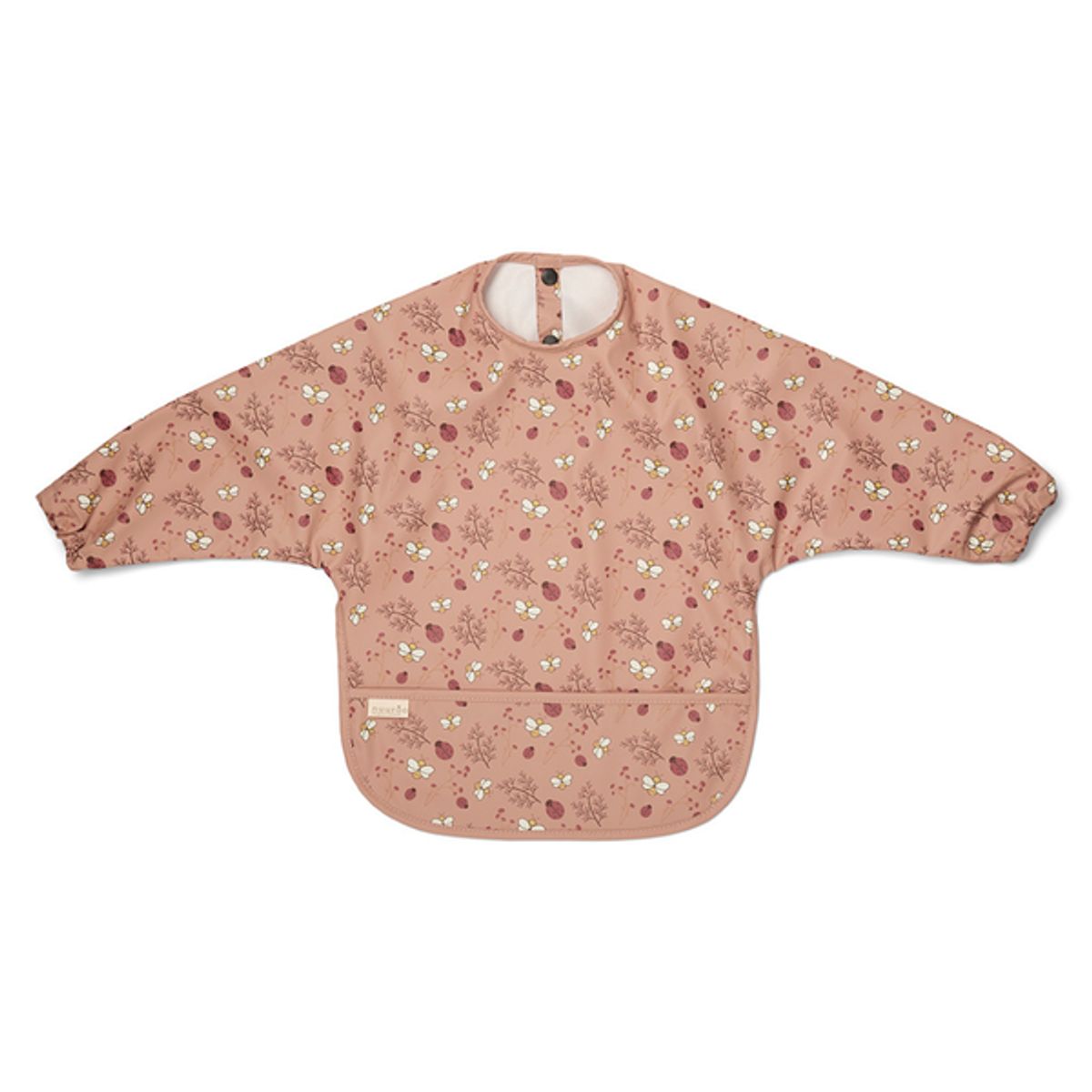 NUUROO - Babero Impermeable Luna - Arena - Abeja Flor - Nuuroo