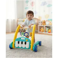 GENERICO - Andador de Bebé Ergonómico Ajustable con Bandeja Musical Didáctica