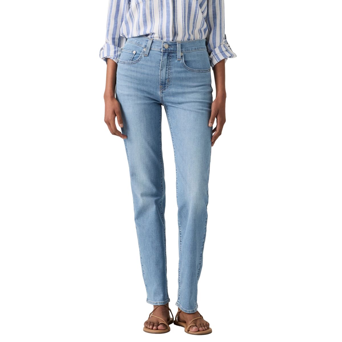 LEVIS - Jeans Mujer 724 High Rise Straight Azul Levis