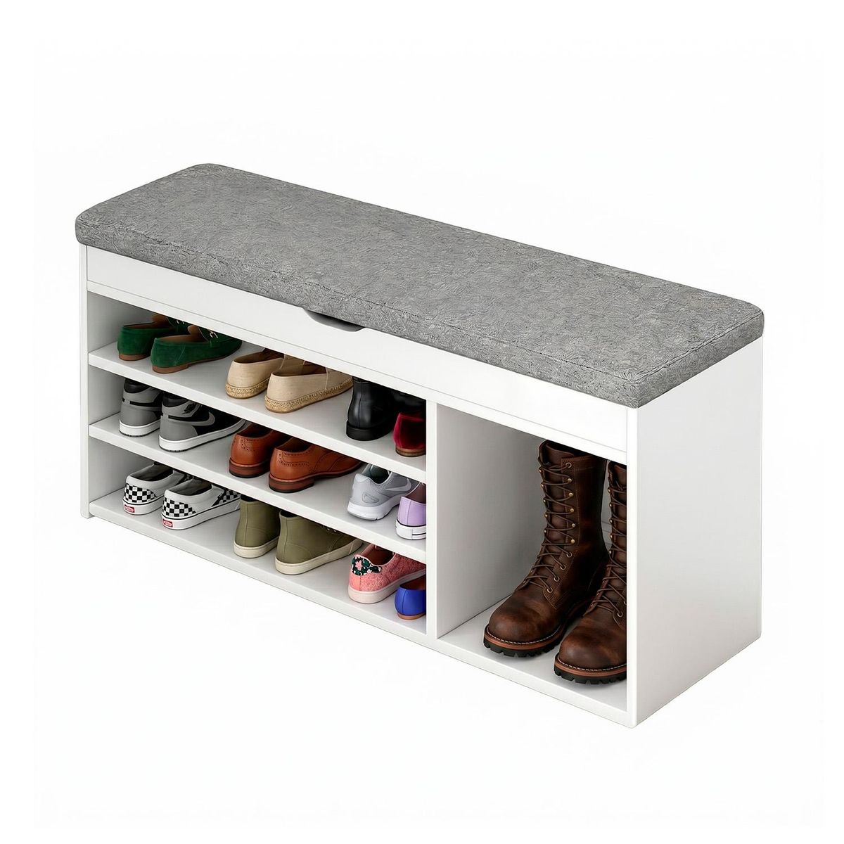 GLOBAL LATIN GROUP - Zapatero Mueble Organizador con Asiento Banca y Cajón 90cm