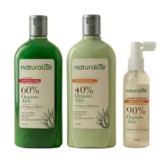 NATURALOE - Set Linea Completa Control Caída Graso