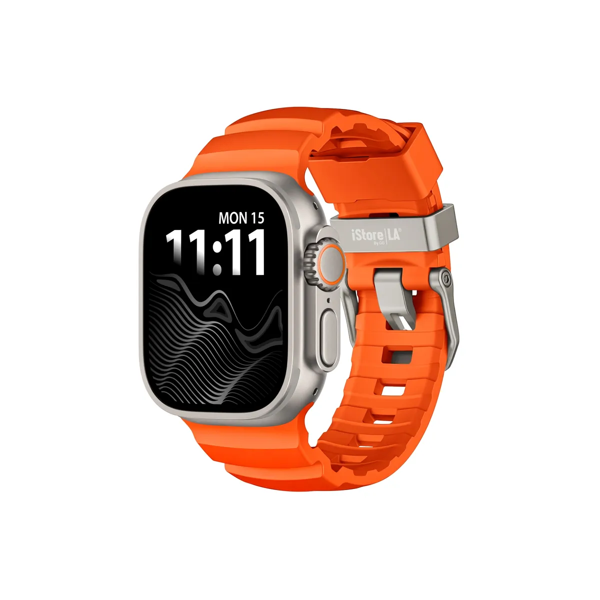 GENERICO - Correa Rocket FKM Edicion Titanio compatible con Apple Watch