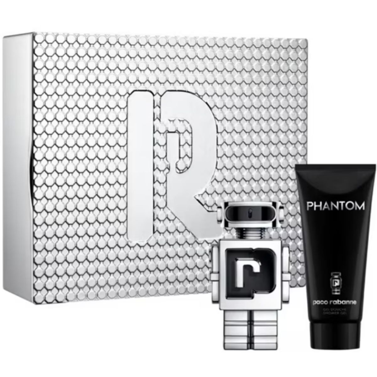RABANNE - Paco Rabanne Phantom Set de Regalo 2 Piezas para Hombre 100 ml EDT + 100 ml Gel de Ducha