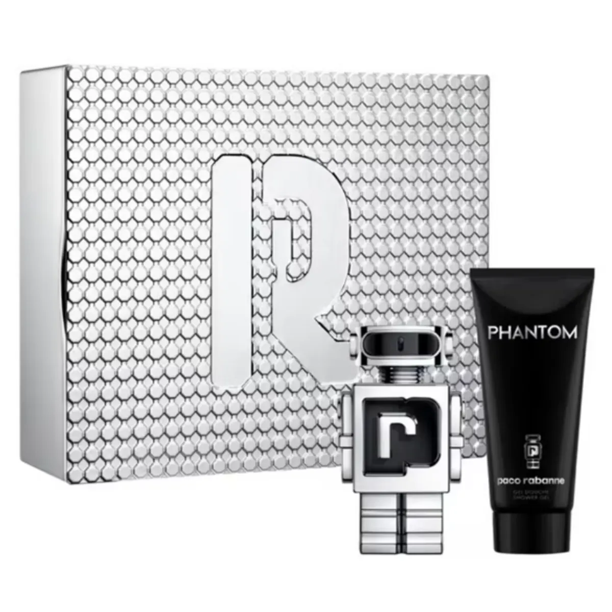 RABANNE - Paco Rabanne Phantom Set de Regalo 2 Piezas para Hombre 100 ml EDT + 100 ml Gel de Ducha