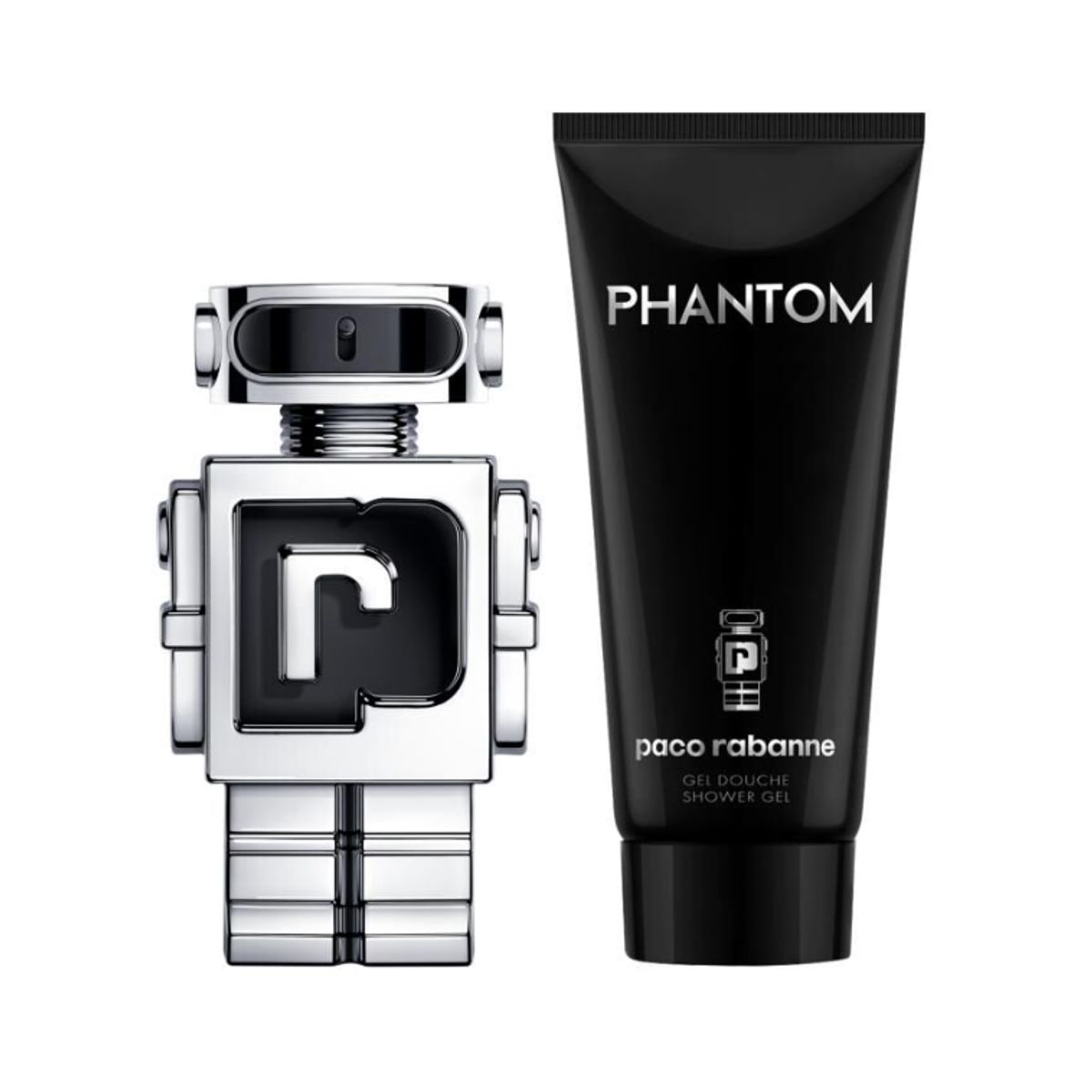 RABANNE - Paco Rabanne Phantom Set de Regalo 2 Piezas para Hombre 100 ml EDT + 100 ml Gel de Ducha