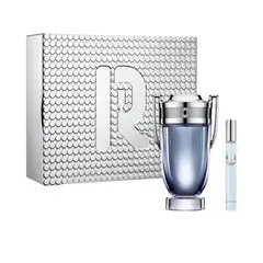 RABANNE - Paco Invictus Set de Regalo 2 Piezas para Hombre 200 ml EDT + 10 ml EDT Spray de Viaje
