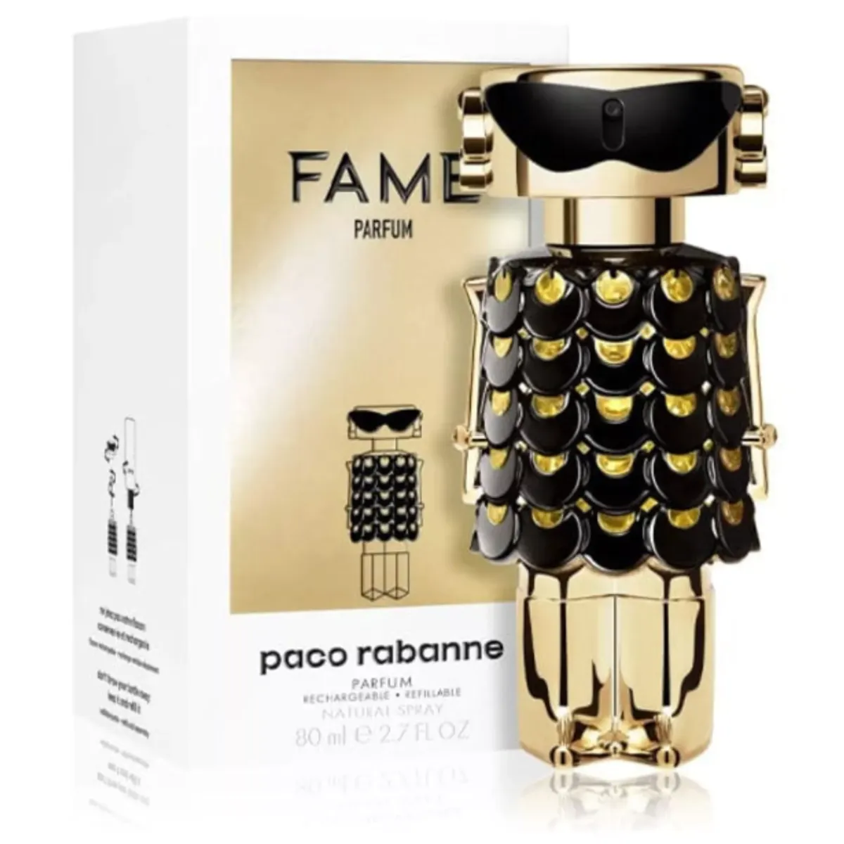 RABANNE - Paco Rabanne Fame Parfum Spray para Mujer 80 ml