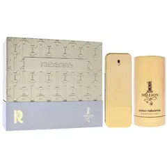 RABANNE - Paco One Million Set de Regalo 2 Piezas para Hombre 100 ml EDT + Desodorante en Barra 2.5 oz