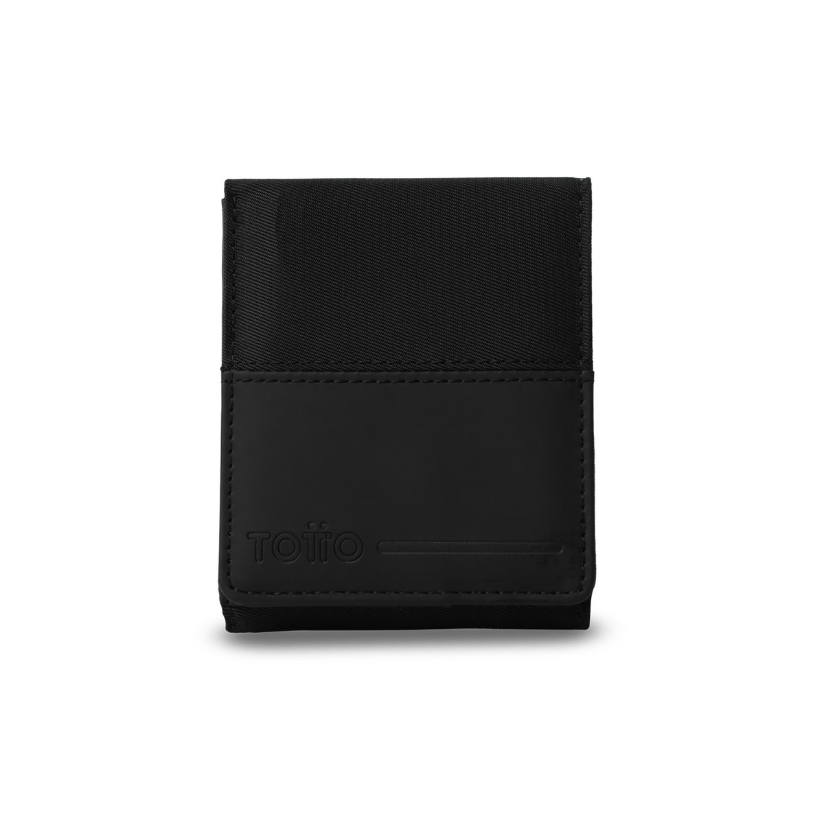 TOTTO - Billetera Hombre Nexus Grande con RFID Blocker Negra