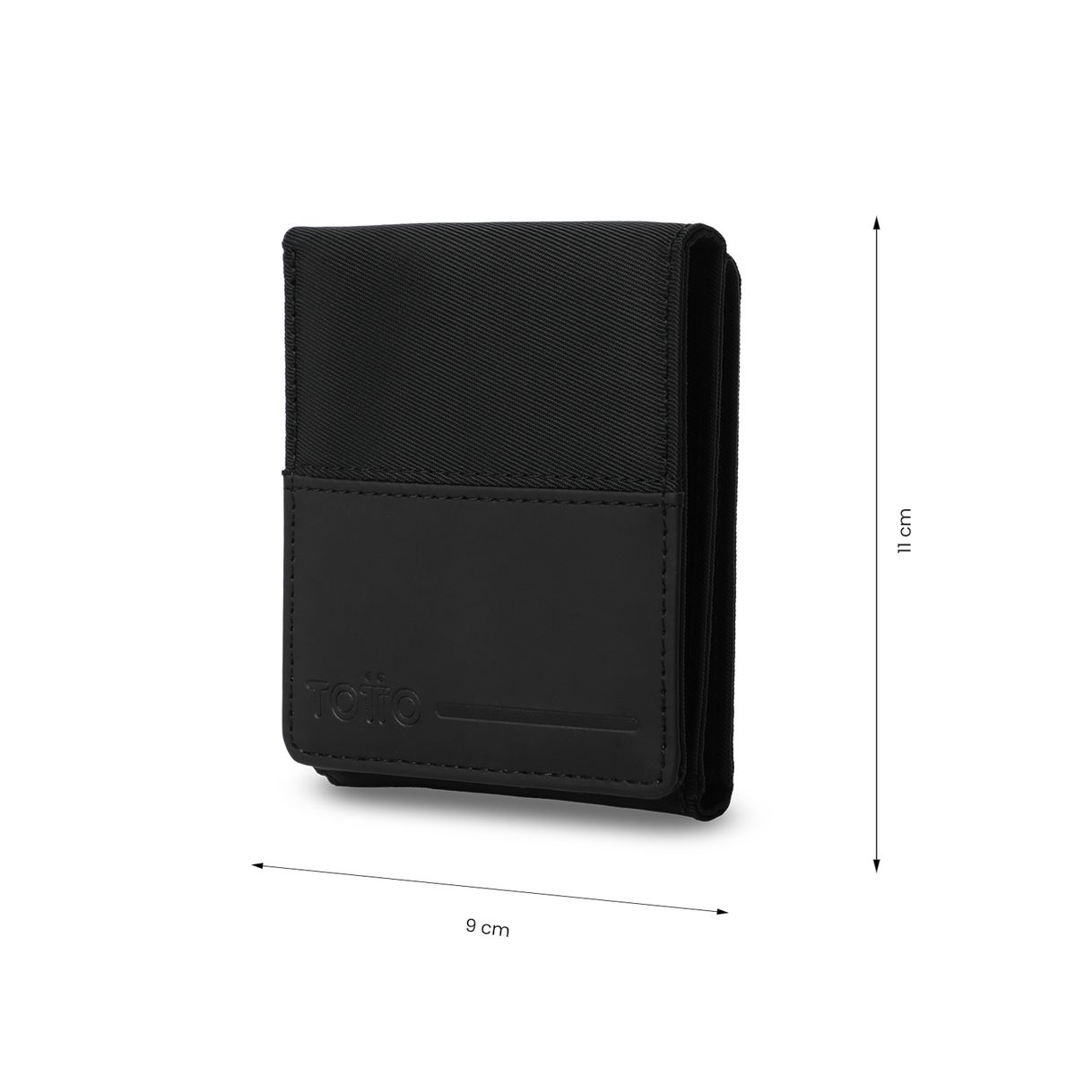 TOTTO - Billetera Hombre Nexus Grande con RFID Blocker Negra