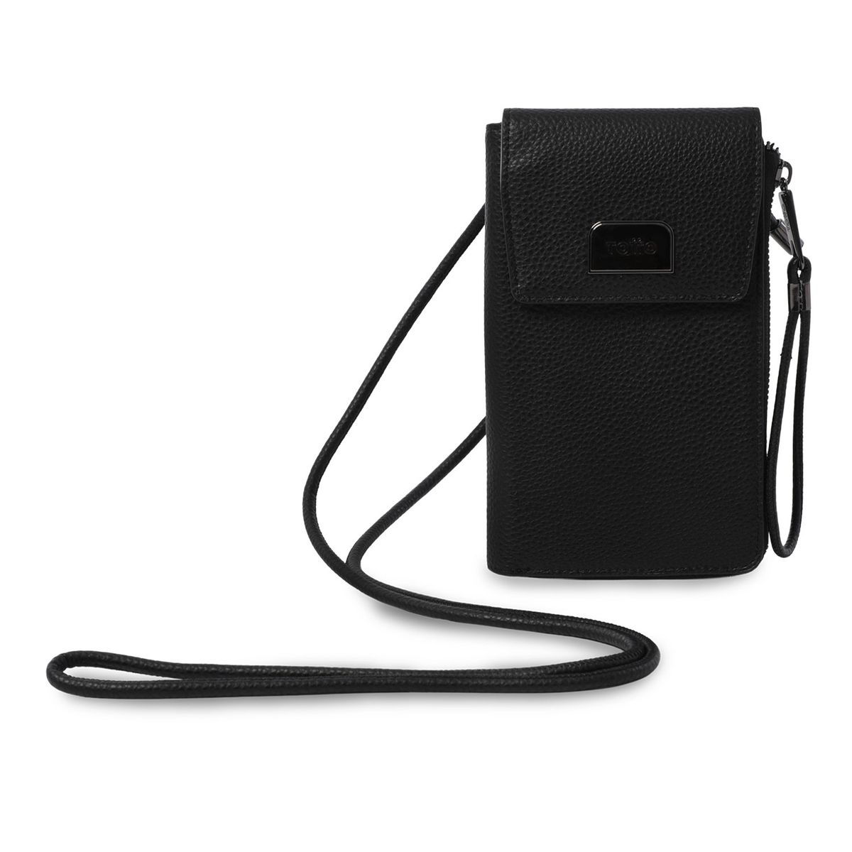 TOTTO - Portadocumentos Smooth con RFID Blocker Negro