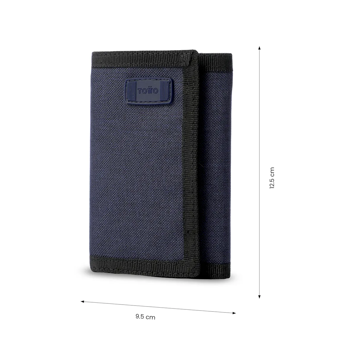TOTTO - Billetera Hombre Riva Pequeña con RFID Blocker Azul