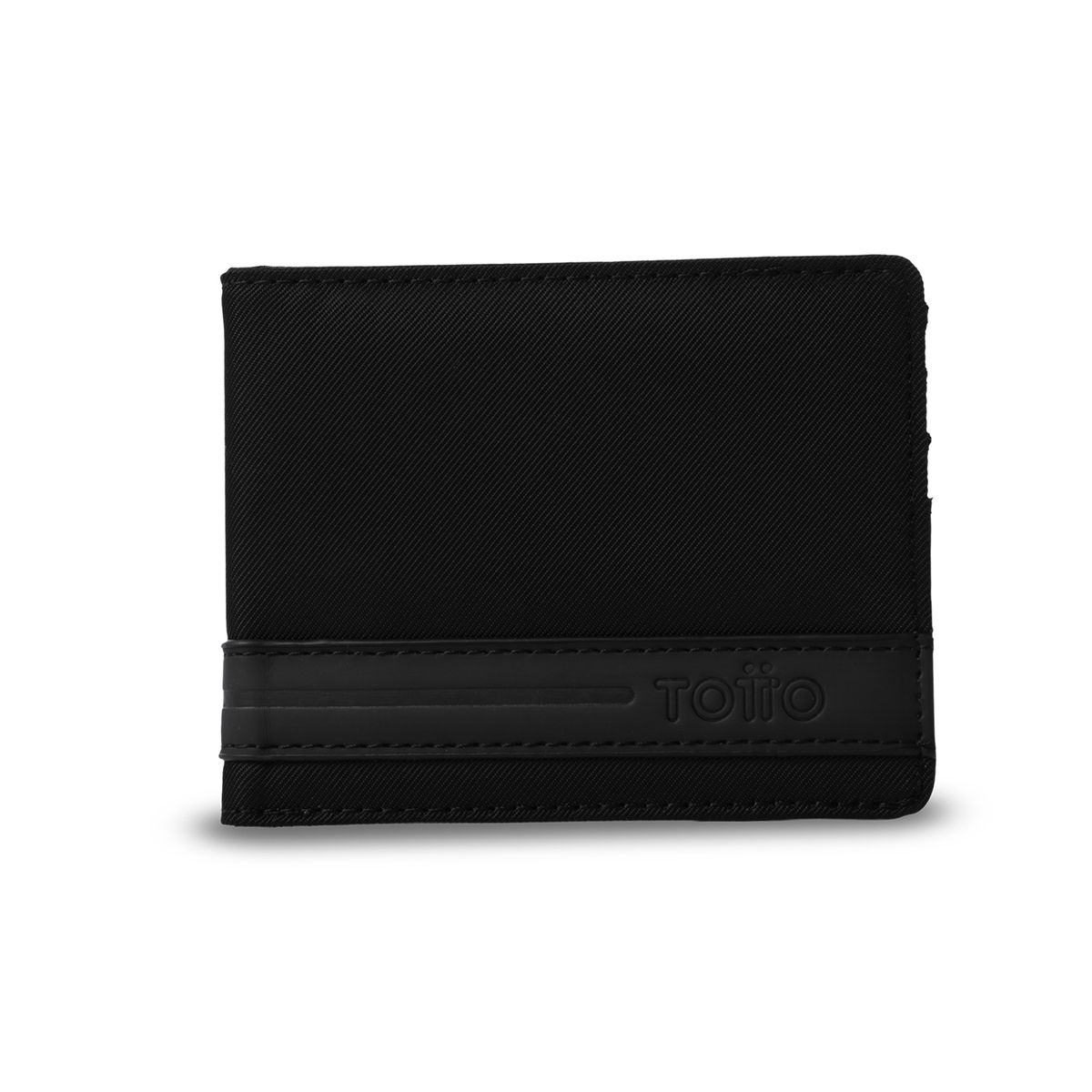 TOTTO - Billetera Hombre Nexus Pequeña con RFID Blocker Negra
