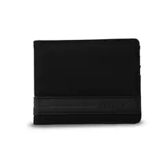 TOTTO - Billetera Hombre Nexus Pequeña con RFID Blocker Negra