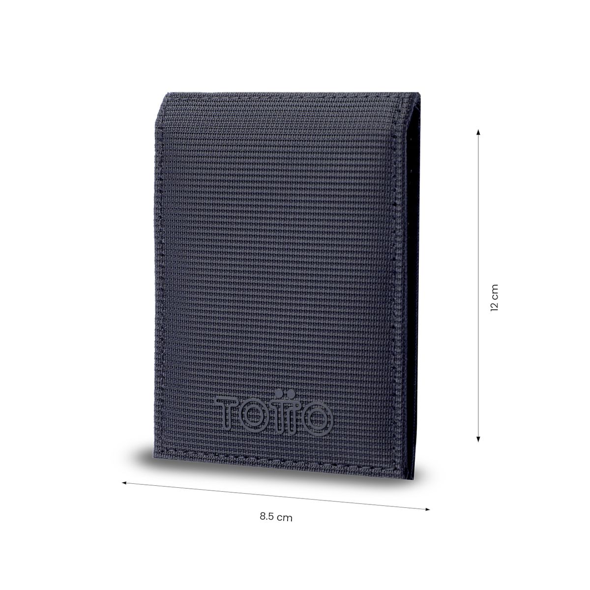 TOTTO - Billetera Hombre Mesh Pequeña con RFID Blocker Azul