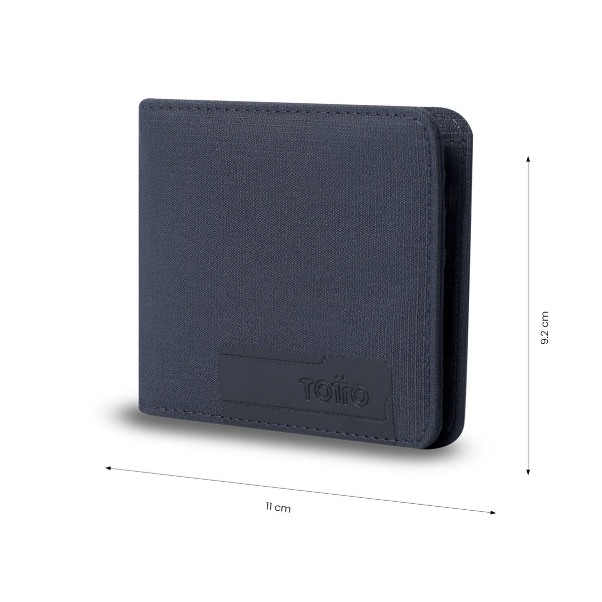 TOTTO - Billetera Hombre Falangero con RFID Blocker Azul
