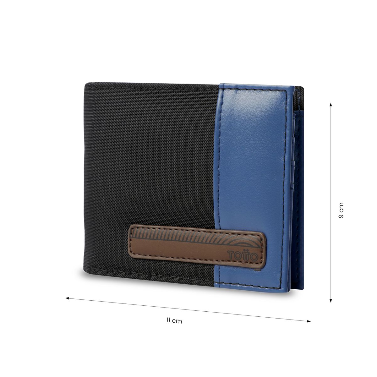 TOTTO - Billetera Hombre Halvo con RFID Blocker Negra
