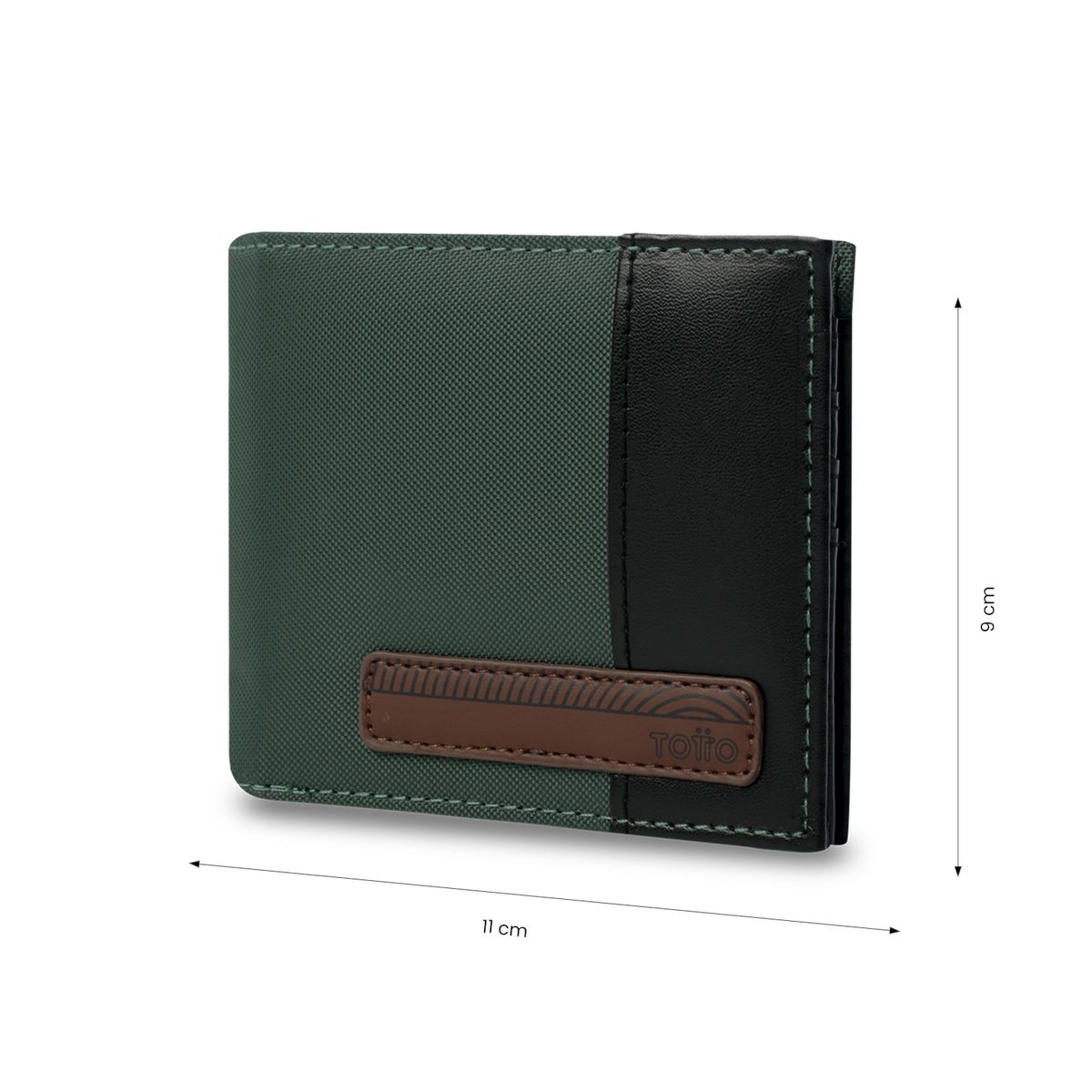TOTTO - Billetera Hombre Halvo con RFID Blocker Verde