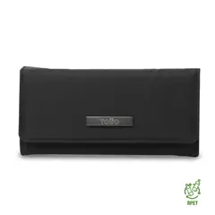 TOTTO - Billetera Mujer Adelaide Grande con RFID Blocker Negra