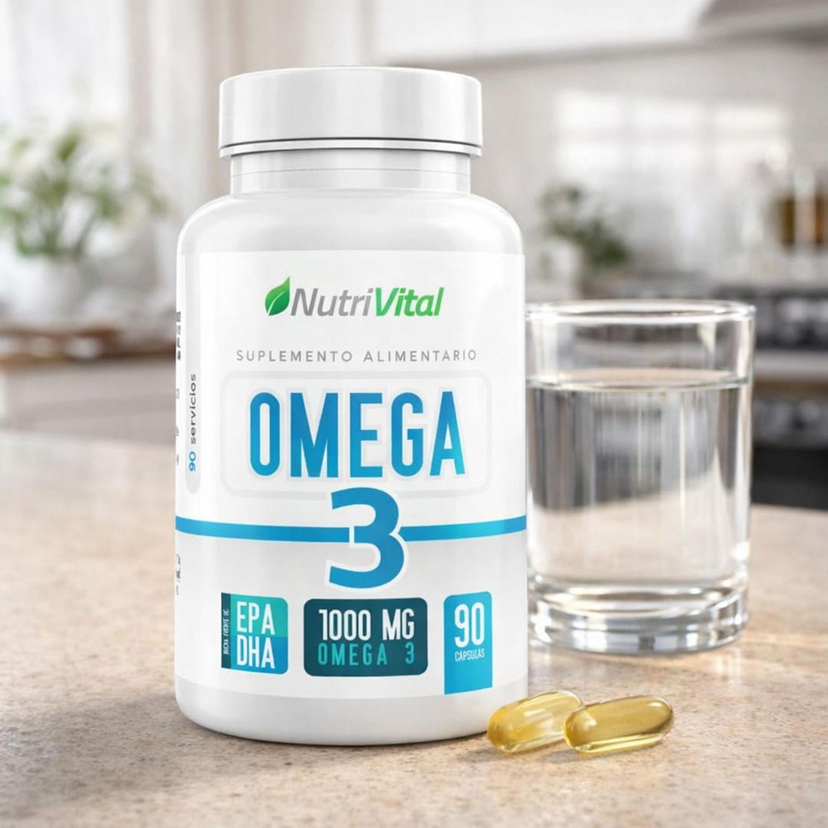 NUTRIVITAL - Omega 3 1000 Mg 90 Caps Nutrivital