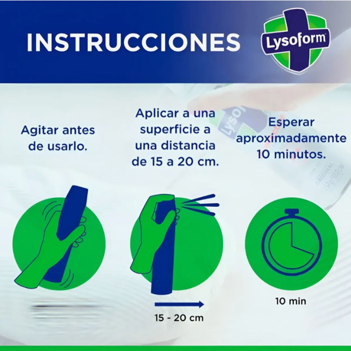 LYSOFORM - Pack 2 Lysoform Desinfectante Aerosol 360 Cm³