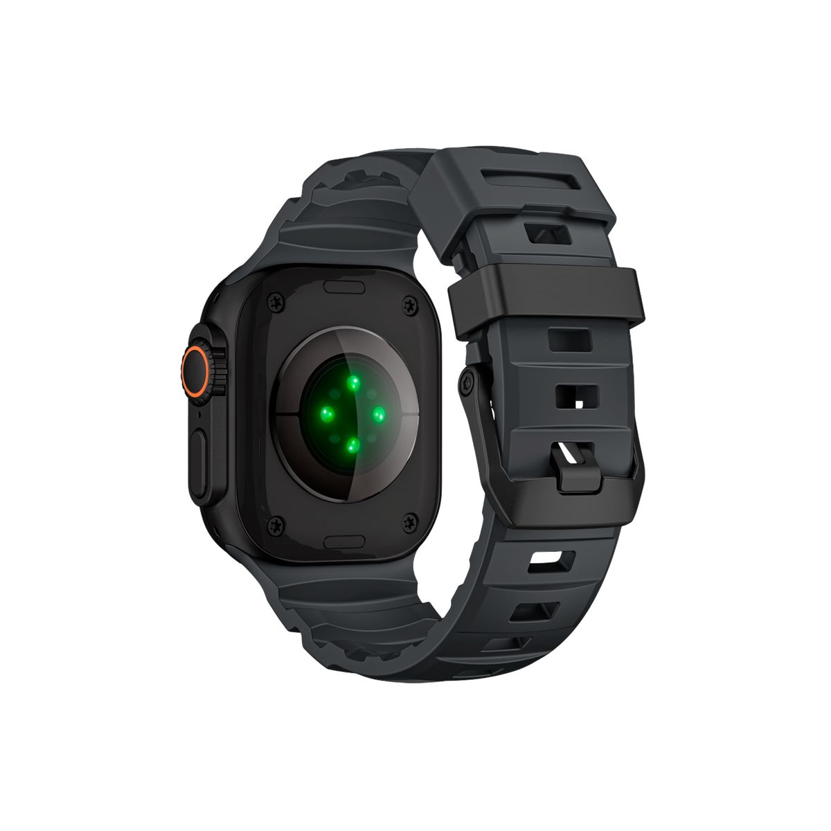 GENERICO - Correa Rocket FKM Edicion Black compatible con Apple Watch