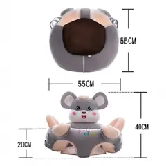 GENERICO - Cojin Asiento Para Niños Sonajero Bebe Y Niño Sofa Monito