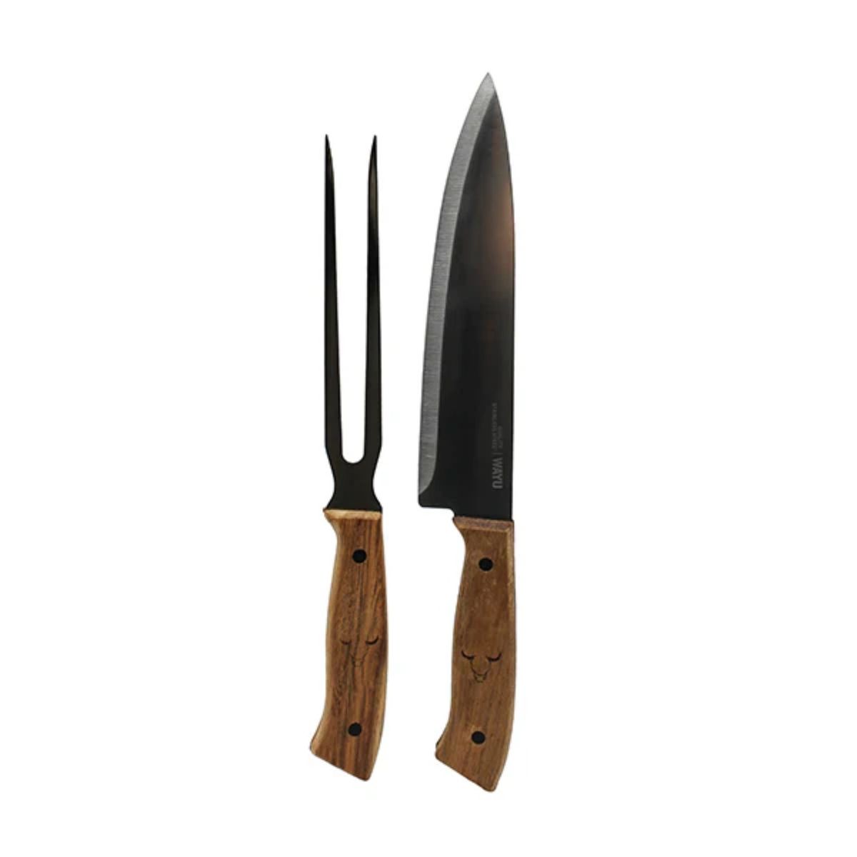 GENERICO - SET CUCHILLO TENEDOR PRM WAYU