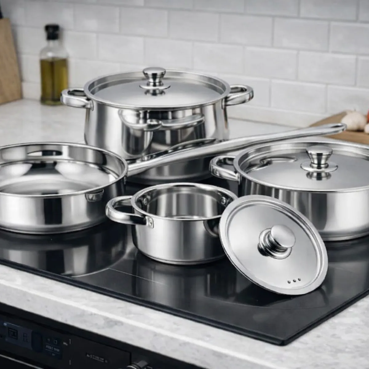 DORAL - BATERIA DE COCINA ACERO INOXIDABLE MALAGA 7 PIEZAS DORAL