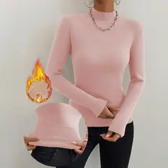 AGW - Sweater Mujer Chaleco Térmico Lanilla Forrado en Interior Chiporro