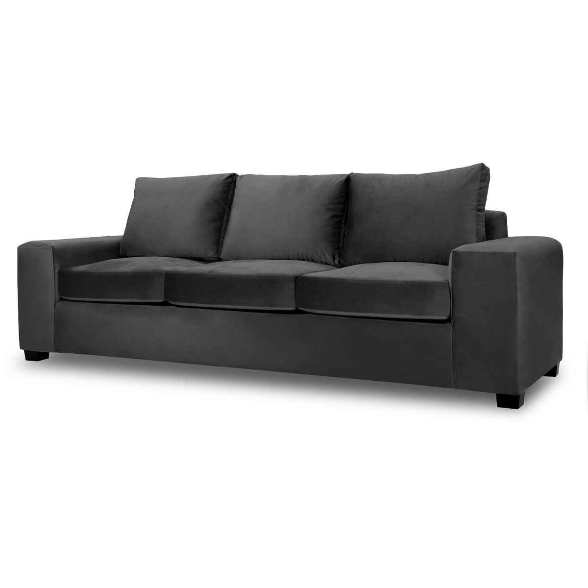 INTERMUEBLES - Sofá Senna 3 Cuerpos Felpa