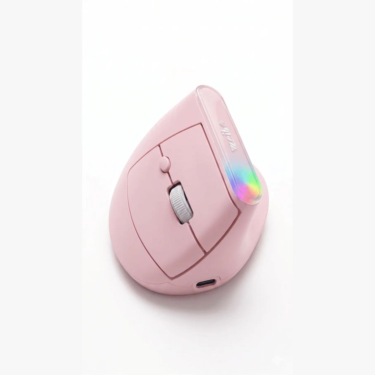 WEIBO - Mouse Vertical Inalámbrico Ergonómico WB-889 - ROSADO.