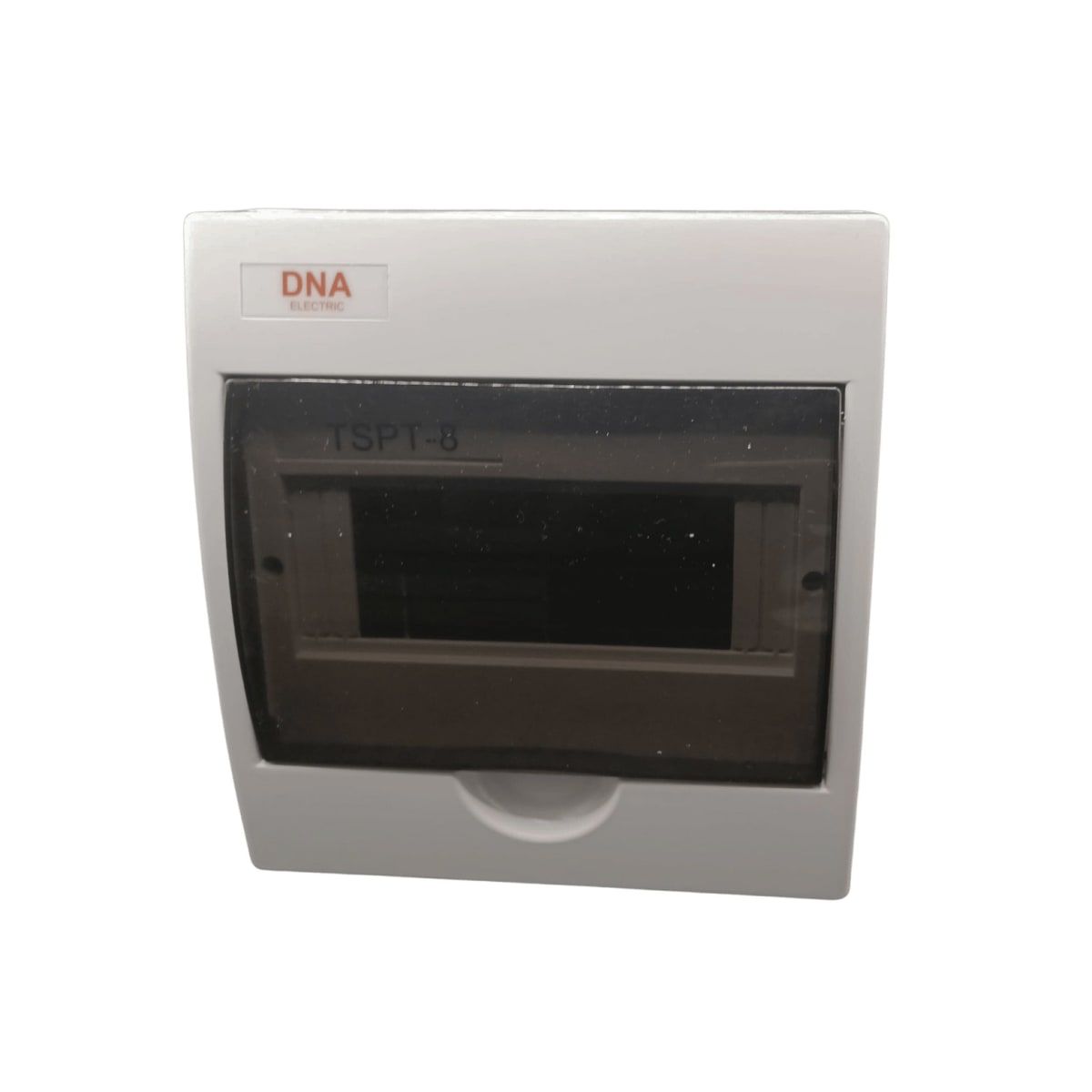 DNA - TABLERO PLASTICO 8 MODULOS SOBREPUESTO  LIBRE HALOG. TAPA TRANSP. - DNA