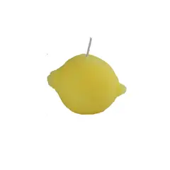GENERICO - Set 6 Vela Aromática Limón 8x5cm Amarillo