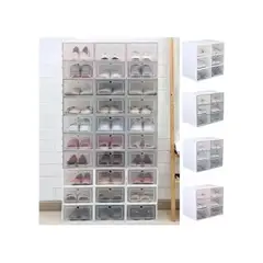 GENERICO - Zapatera Caja Apilable Armable Colores Mueble Zapatos