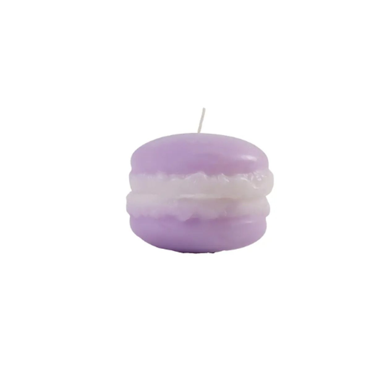 GENERICO - Set 6 Vela Aromática Macarons 3x5cm Purpura