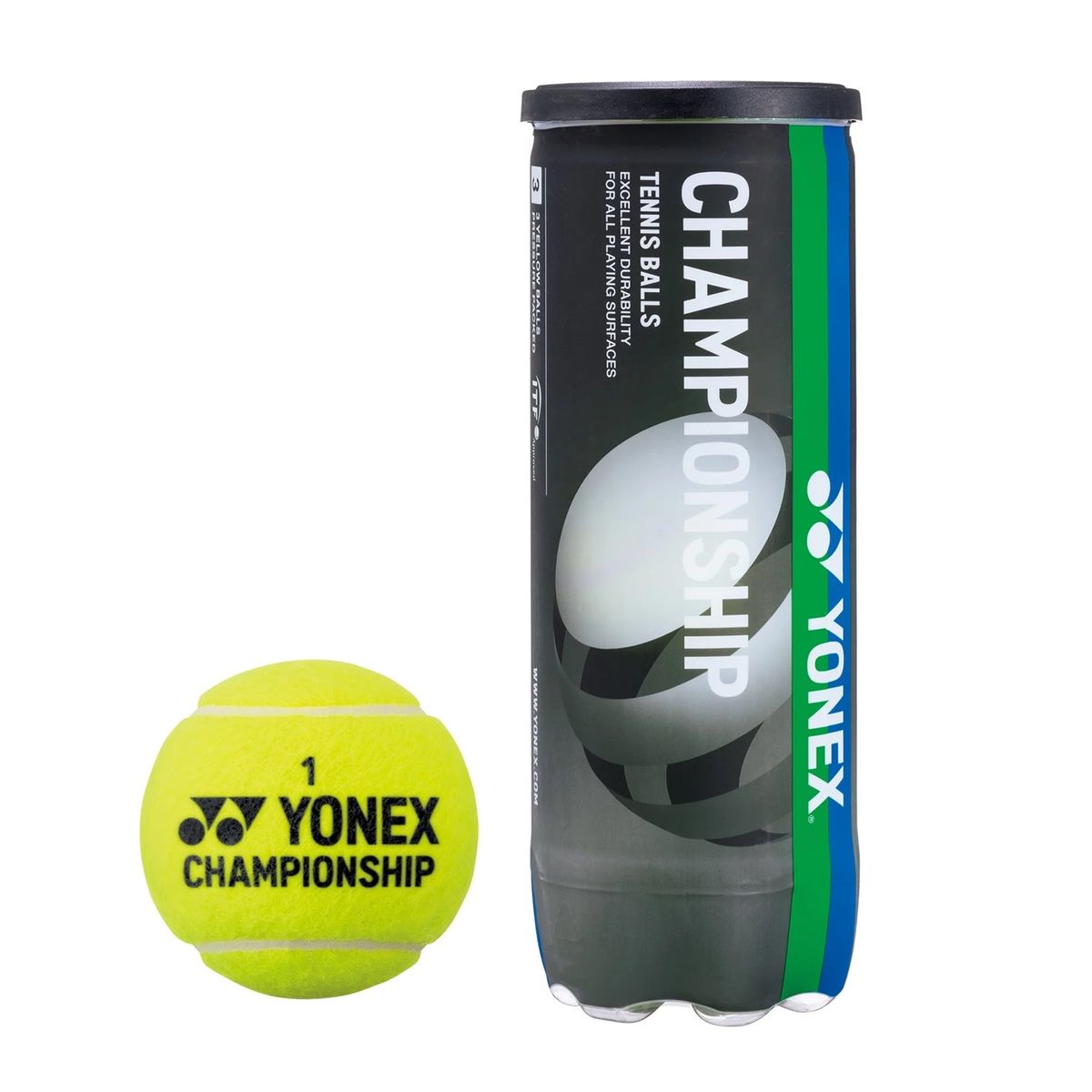 YONEX - Tarro de Pelota Yonex Tenis Championship X3