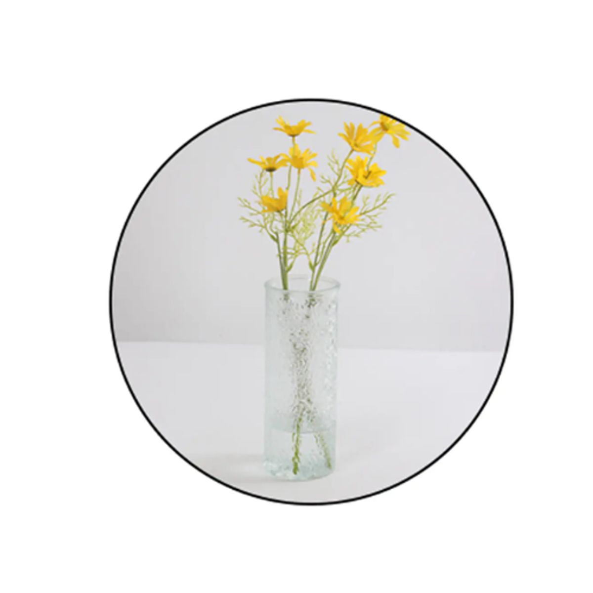 GENERICO - Set 6 Florero Cristal Fenaquita 26 cm Transparente